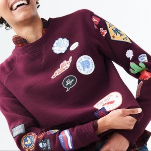 Patchwork Crew Sweatshirt